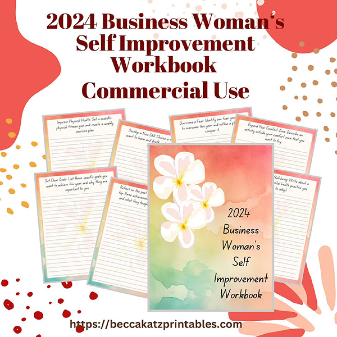Journey to Your Best Self: 2024 Business Woman's Self Improvement Workbook