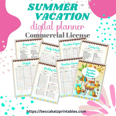 Summer Vacation Digital Travel Planner
